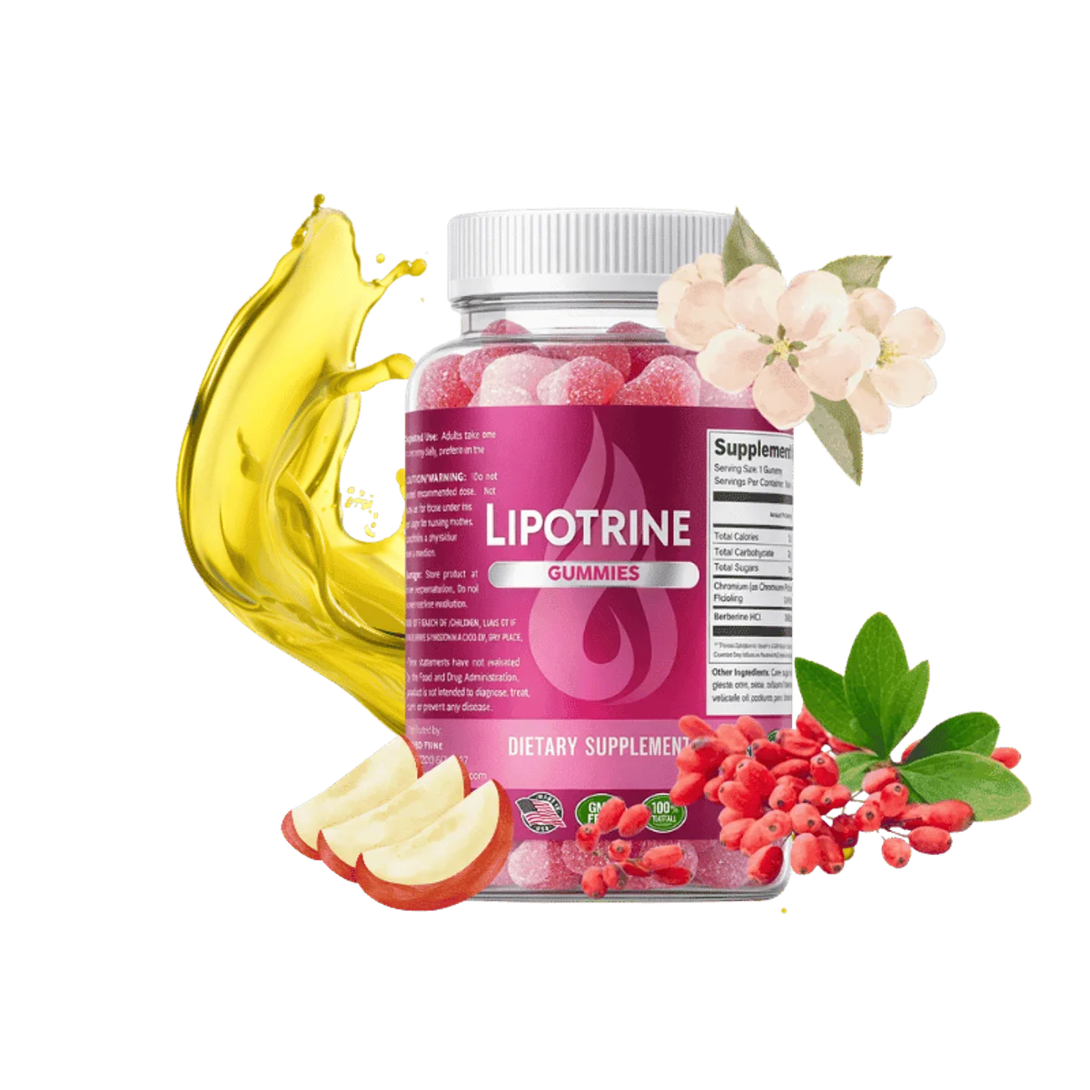 LipoTrine Weight Management Supplement Bottle (Front Label)